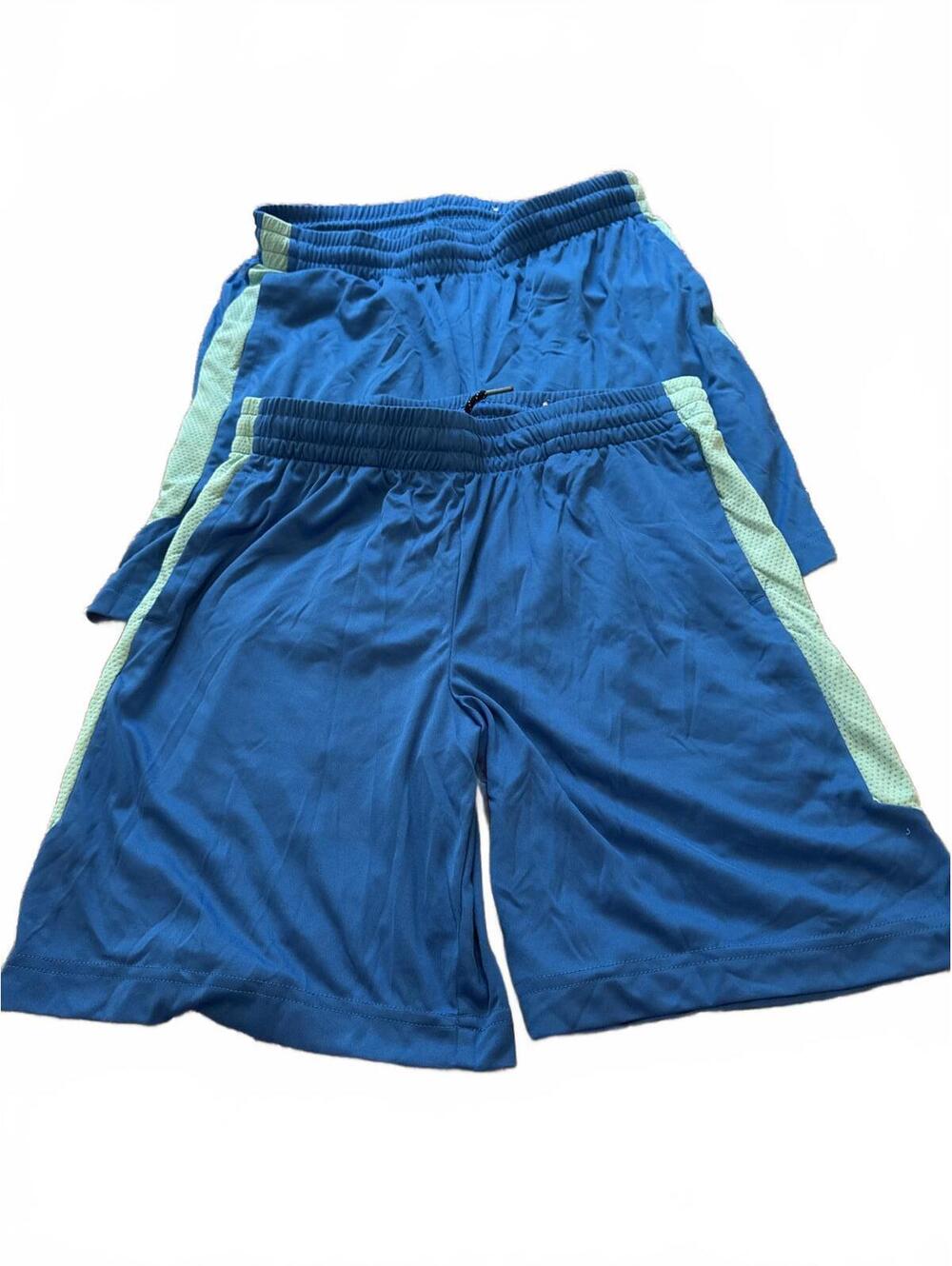 Tek Gear Kids Blue Athletic Shorts L Husky - Lot of 2